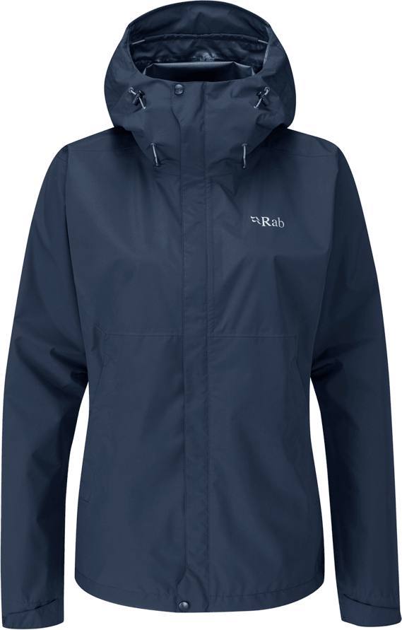 Rab Downpour Eco Jacket Women Deep Ink 16