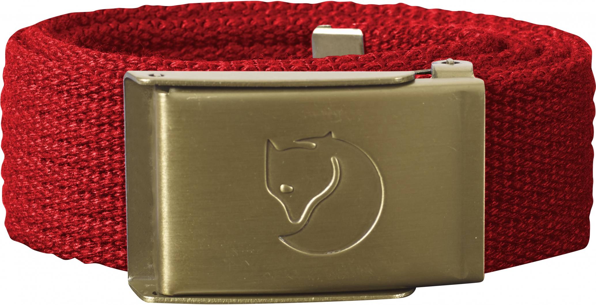 Fjällräven Kids Canvas Brass Belt Punainen